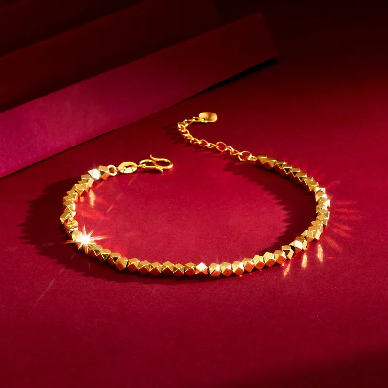 Real  Gold Chain Bracelet